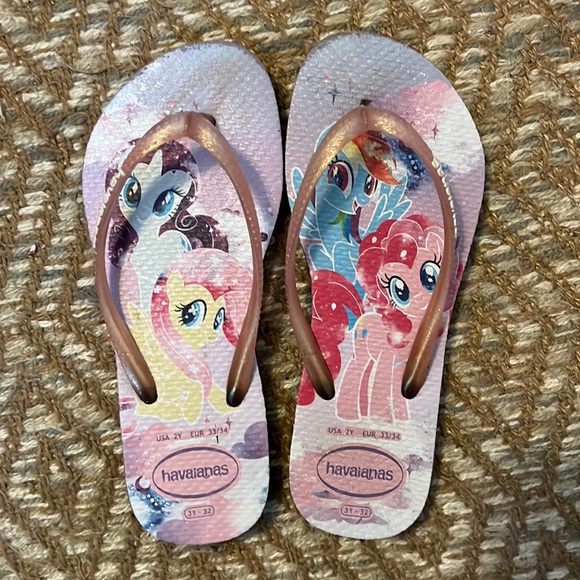 Girls My Little Pony Havianas - Picture 1 of 3